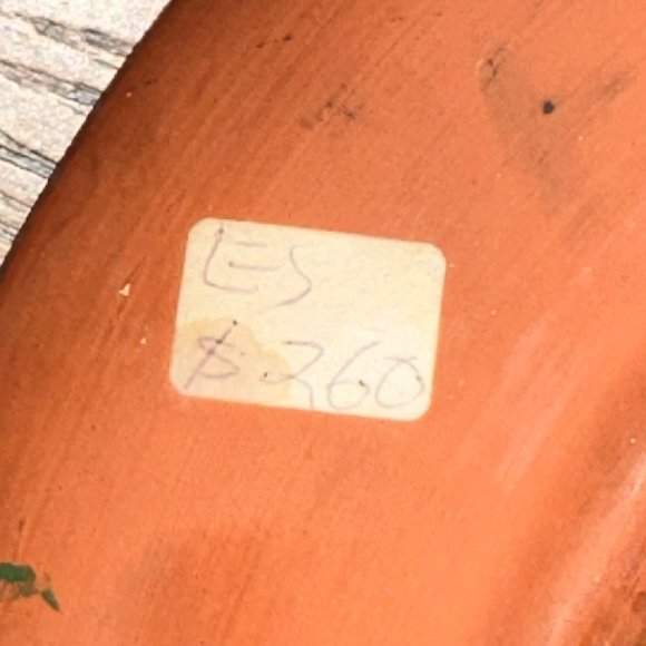 Hand Painted Mexican Folk Art WEDDING Story Plate - Picture 8 of 9